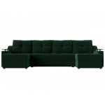 П-образный диван Сенатор, Велюр, Модель 112391