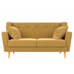 Прямой диван Брайтон 2, Микровельвет, модель 108923