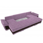 П-образный диван Нэстор, Микровельвет, Модель 109944