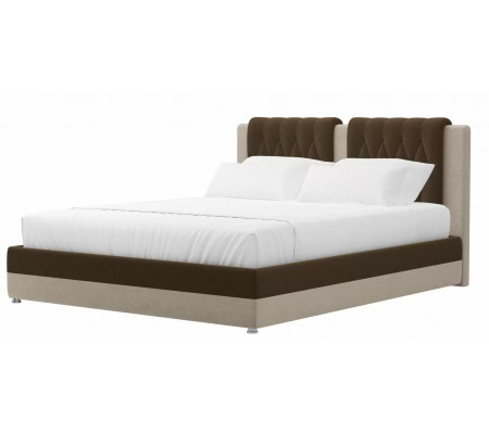 Интерьерная кровать Камилла, Микровельвет, Модель 101310