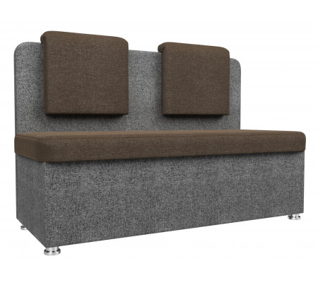 Кухонный прямой диван Маккон 2-х местный, Рогожка, Модель 109202