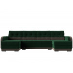 П-образный диван Марсель, Велюр, Модель 110033