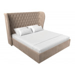 Интерьерная кровать Далия 200, Велюр, модель 108371