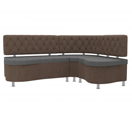 Кухонный угловой диван Вегас правый угол, Рогожка, Модель 105189