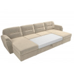 П-образный диван Бостон, Микровельвет, модель 109499