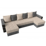П-образный диван Венеция, Рогожка, модель 108458