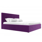 Интерьерная кровать Кариба 180, Микровельвет, модель 108325