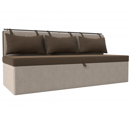 Кухонный прямой диван Метро, Рогожка, Модель 105019