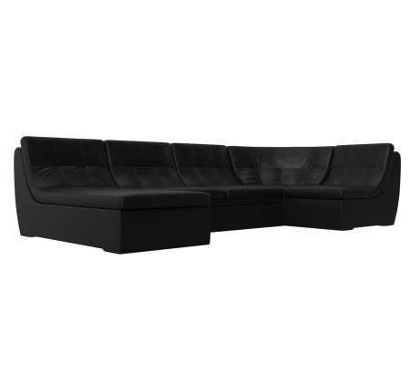 П-образный модульный диван Холидей, Экокожа, Модель 101864