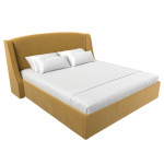 Интерьерная кровать Лотос 160, Микровельвет, Модель 114000