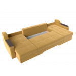 П-образный диван Сенатор, Микровельвет, Модель 112401