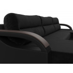 П-образный диван Форсайт, Велюр, Экокожа, Модель 111716