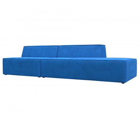 Прямой модульный диван Монс Модерн правый, Велюр, Модель 119452