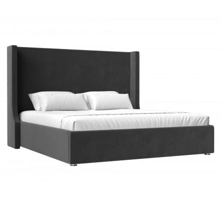 Интерьерная кровать Ларго, Велюр, Модель 101321
