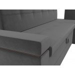 Кухонный угловой диван Деметра правый угол, Велюр, Модель 114319