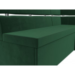 Кухонный угловой диван Классик правый угол, Велюр, Модель 117978