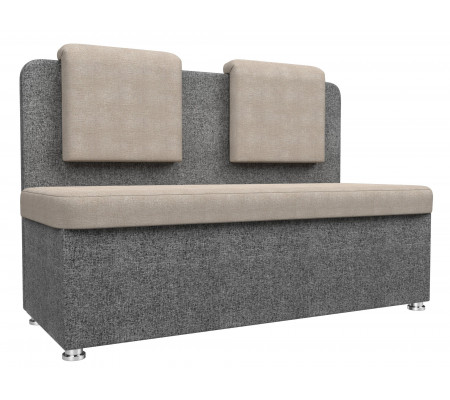 Кухонный прямой диван Маккон 2-х местный, Рогожка, Модель 109201