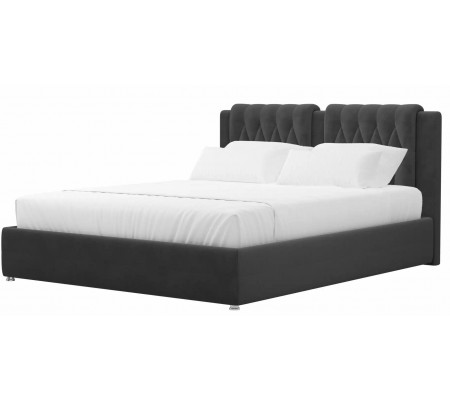 Интерьерная кровать Камилла, Велюр, Модель 101303