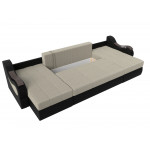 П-образный диван Меркурий, Рогожка, Экокожа, Модель 111414