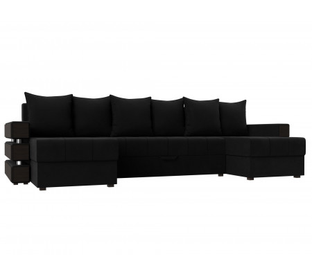 П-образный диван Венеция, Микровельвет, Модель 100050