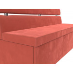 Кухонный прямой диван Классик, Микровельвет, Модель 117784