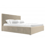Интерьерная кровать Кариба 200, Микровельвет, модель 108385
