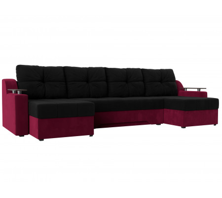 П-образный диван Сенатор, Микровельвет, Модель 112417