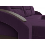 П-образный диван Канзас, Велюр, Модель 110337