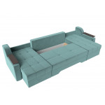 П-образный диван Сенатор, Велюр, Модель 112389