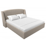 Интерьерная кровать Лотос 160, Рогожка, Модель 114003