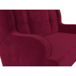 Прямой диван Неаполь 2-х местный, Микровельвет, Модель 113172