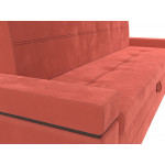 Кухонный прямой диван Деметра, Микровельвет, Модель 114235