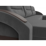 П-образный диван Канзас Серый