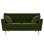 Прямой диван Брайтон 2, Микровельвет, модель 108924
