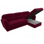 Угловой диван Бостон, Микровельвет, модель 109491