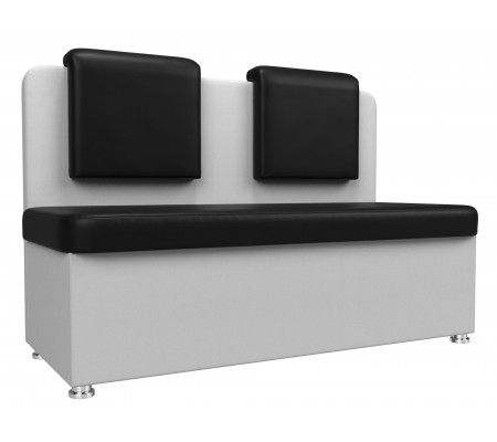 Кухонный прямой диван Маккон 2-х местный, Экокожа, Модель 101362