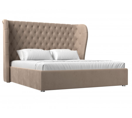 Интерьерная кровать Далия 200, Велюр, Модель 108371