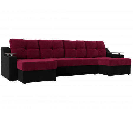 П-образный диван Сенатор, Микровельвет, Модель 112400