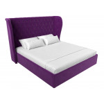 Интерьерная кровать Далия 200, Микровельвет, модель 108369