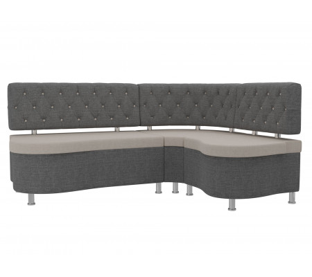 Кухонный угловой диван Вегас правый угол, Рогожка, Модель 105185