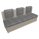 Кухонный прямой диван Маккон 3-х местный, Рогожка, модель 109235