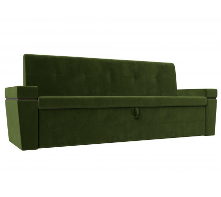 Кухонный прямой диван Деметра, Микровельвет, Модель 114234