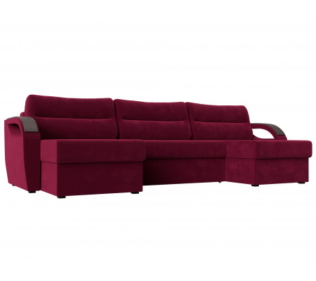 П-образный диван Форсайт, Микровельвет, Модель 111721