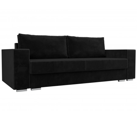 Прямой диван Исланд, Велюр, Модель 110071
