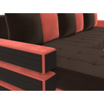 П-образный диван Венеция, Микровельвет, модель 108465