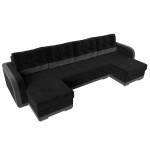 П-образный диван Марсель, Велюр, Модель 110036