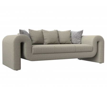 Прямой диван Волна, Рогожка, Модель 115635