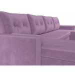 П-образный диван Белфаст, Микровельвет, Модель 112253