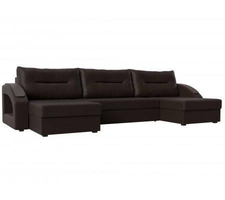 П-образный диван Канзас, Экокожа, Модель 101205