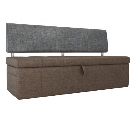 Кухонный прямой диван Стоун, Рогожка, Модель 107256